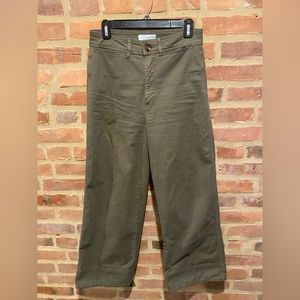 LOFT Curvy High Waist Wide Leg Pant